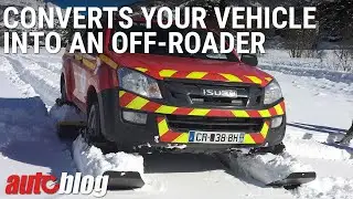 Track N Go attachment converts your vehicle into an off-roader