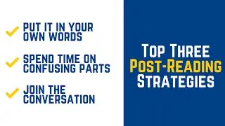 Post-reading Strategies