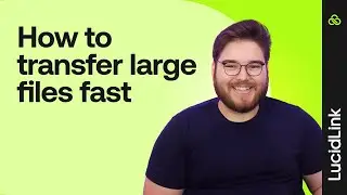 How to transfer large files for video projects (FAST)