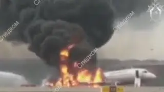 Al menos 40 muertos en el avi&oacute;n incendiado en Mosc&uacute;
