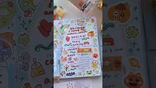 fall favorites journal spread🍂#journalwithme #journaling #fall #autumn #halloween #creativejournal