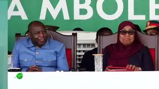 RAIS SAMIA NA RAIS WA BURUNDI WAFUNGUA KIWANDA KIKUBWA  CHA MBOLEA  AFRIKA-ITRACOM JIJINI DODOMA