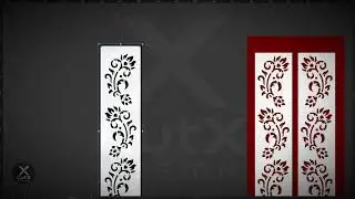 Beautiful CNC Flower Design | Laser Cutting Panel | Free AI/CDR File | CutX Design