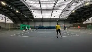 Double tennis: training match 10 (part 2)