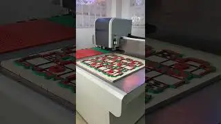 Die board rubber cutting machine for Bobst laser die rubber installing machine #dieboard #diecutting