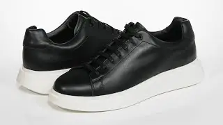 BOSS Hugo Boss Bulton Runner Leather Sneakers SKU: 9551936