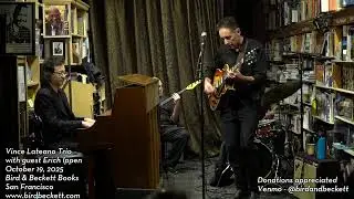 Vince Lateano Trio with Erich Ippen - live jazz at Bird & Beckett