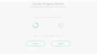 Parallax tutorial, Circular Progress Button and 3D Folding Effect