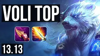 VOLI vs RENEKTON (TOP) | 6 solo kills, Rank 13 Voli | TR Grandmaster | 13.13