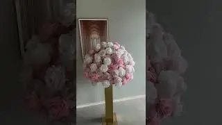 Artificial flower ball wedding centerpiece #flowerball #flowercenterpiece #wedding