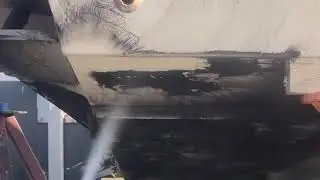 FARROW BLASTING SYSTEM   BOTTOM PAINT REMOVAL    IN MIAMI 480p