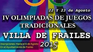 IV Olimpiadas de juegos tradicionales de la Villa de Frailes