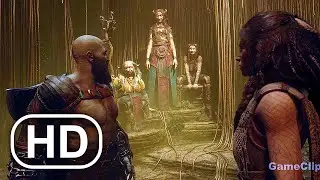 Kratos Meets The Norns Fate Reveal Scene 4K - God Of War Ragnarok