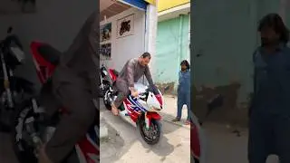 Honda cbr 600rr test drive #heavybike #motorcycle #h2r #hondacbr600rr