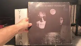 FOR SALE: The Sisters of Mercy: Floodland LP with 4 page poster with lyrics. 1987