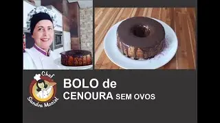 BOLO DE CENOURA SEM FARINHA DE TRIGO (sem ovos, sem lactose)!
