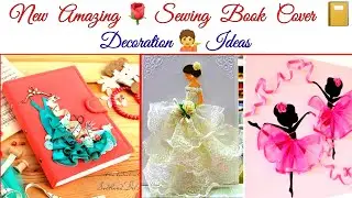 New Amazing💁Sewing Book Cover Decoration Ideas 2024😘/How to decorate a Tailoring Book Cover?