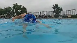 Wrestling tournament at the pool. Logan vs Hayden