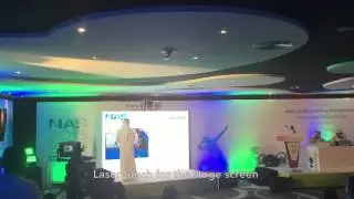 Stage Content with interactive elements.