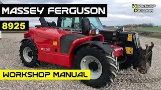 Massey Ferguson 8925 Workshop Repair Service Factory Manual - ENGLISH - Download PDF