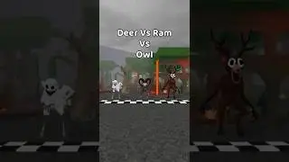 Deer Vs Ram Vs Owl Race Competition🤑! #99nightintheforest #roblox #robloxedit #robloxshorts
