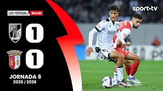 Resumo: Vitória SC 1-1 Braga - Liga Portugal Betclic | sport tv