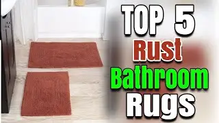 Best Rust Colored Bathroom Rugs