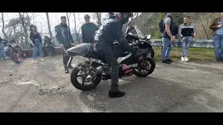 Aprilia RS 250 2 Tempi accensione e partenza