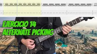 Ejercicio 14: Alternate picking workout para velocidad y precisi&oacute;n