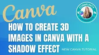 How to create 3D images in Canva with a Shadow #canva #createoncanva #canvassador