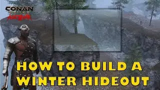 How to Build Winter Hideout - Conan Exiles #conanexiles #conanexilesguides #survival  NO NARRATOR