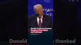 U.S. president Donald Trump has thanked President Ilham Aliyev and Pashinyan