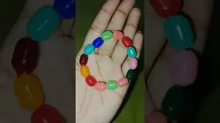 DIY 🌈 Christmas bracelet ✨🪄#diy #christmas #bracelet #shorts