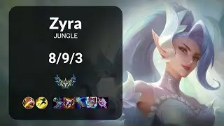 Zyra vs Nidalee JUNGLE - KR CHALLENGER Patch 14.24