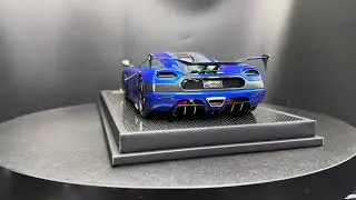 VMB Models 1/18 Agera RS Blue  VMBAgeraRS-7179
