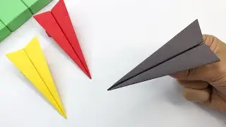 Yere İnmeyen Kağıttan U&ccedil;ak Yapımı (&Ccedil;ok Kolay)
