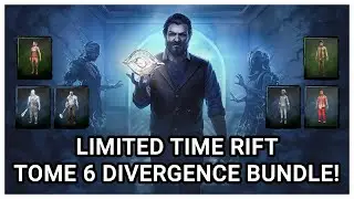 LIMITED TIME DEAD BY DAYLIGHT RIFT BUNDLE! 66% OFF TOME 6 DIVERGENCE COSMETICS! 40 OUTFITS & CHARMS!
