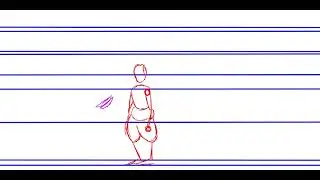 turn and gesture  - exaggerated movement