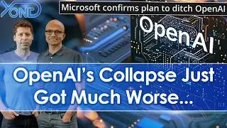 OpenAI Just Lost Its Biggest Partner, Microsoft Abandon Sinking Ship To Pursue Self-Sufficiency...