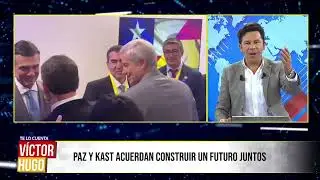  ¡BOLIVIA Y CHILE SE ABRAZAN! PAZ PEREIRA Y KAST ACUERDAN CONSTRUIR UN FUTURO JUNTOS