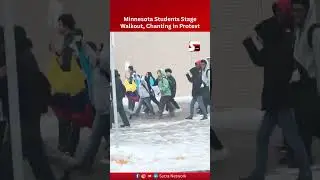 Minnesota Students Stage Walkout, Chanting in Protest #minnesota #studentwalkout #studentprotest