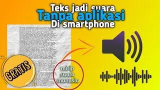 Cara ubah teks menjadi suara google _ online || Tanpa aplikasi di hp android dan ios