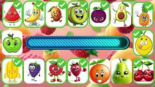 🍉❓ &iquest;Qu&eacute; Fruta Es? | Trivia Divertida para Ni&ntilde;os | Juego Educativo de Frutas