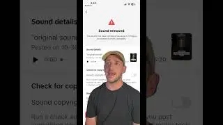 Stupid copyright algorithms ruining my day. #algorithm #fyp #tiktok #copyright #musiclaw