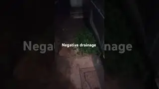 Negative drainage