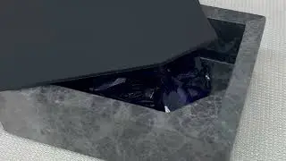 Schmuckdose Marmor Schmuckk&auml;stchen mit Deckel - Obsidian Vault