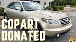 ПОДАРЕННЫЙ Infiniti FX45 V8 AWD 2003 года, купленный на автоаукционе COPART ДЕШЕВО?