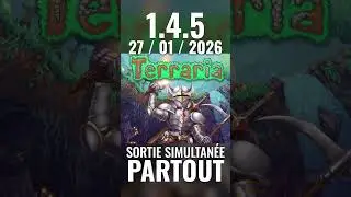 Terraria 1.4.5 sort le 27 Janvier 2026 !