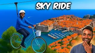Floating 400m Above Sea – Skybike in Dubrovnik, Croatia 🇭🇷