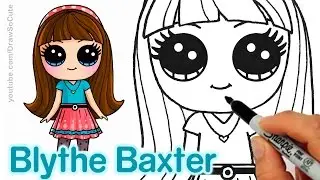 How to Draw Blythe Baxter step by step Cute and Easy - Littlest Pet Shop